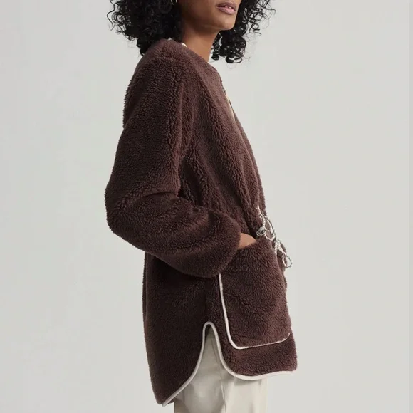 Varley Angelina Sherpa Coat - Picture 3 of 11
